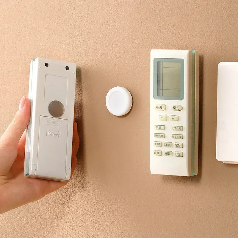 12-2 Stück starke magnetische Haken zur Wandmontage, Anti-Verlust-Magnet-Aufbewahrungshalter für Fernbedienung, Kühlschrankaufkleber, Home-Organizer-Haken