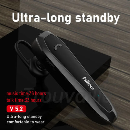 Trouvaille Single Ear Wireless Bluetooth Headset KopfhörerLotus Kopfhörer Freisprecheinrichtung Ohrhörer 36 Stunden Fahren Ultra Long Standby