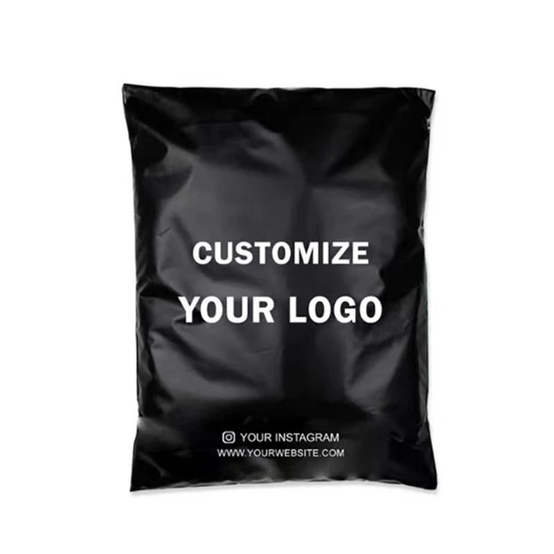 INPLUSTOP 20 Teile/los Versandtaschen Poly Umschlag Verpackung Liefertasche Biologisch abbaubare Schwarz Matte Kleidung Paketaufbewahrungstasche