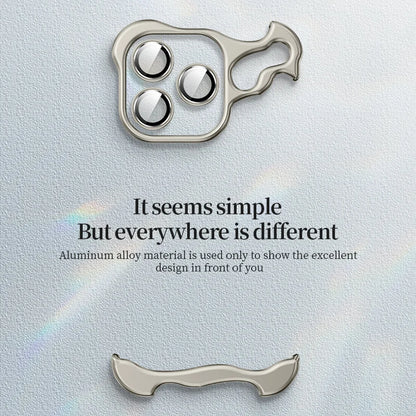 Randlose Metall-Telefonhülle für iPhone 13 14 15 Pro Max Plus, Aluminium-Alien-Titanlegierung, Stoßstangenabdeckung für IPHON 13 14 15 Promax