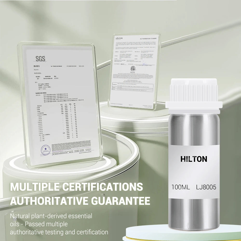100ML Hotel Aromaöl Ätherisches Öl für Diffusor Aromatische Oase Raumduft Lufterfrischer Home Parfümöl