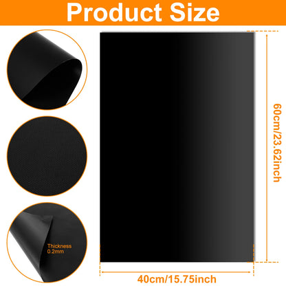 8/4Pcs Oven Protector Pad Grill Anti-Leak Mat DIY Cuttable Oven Pad Küche Mikrowellenherd Grill Schutzpad Heißluftfritteuse Liner