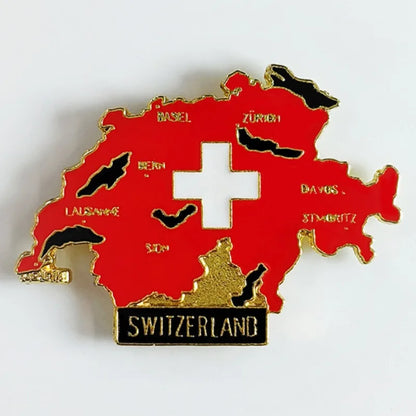 Schweiz Reisen Souvenirs Schweizer Karte Kühlschrankmagnete Alpen Jungfrau Kühlschrank Aufkleber Heimdekoration Hochzeitsgeschenke