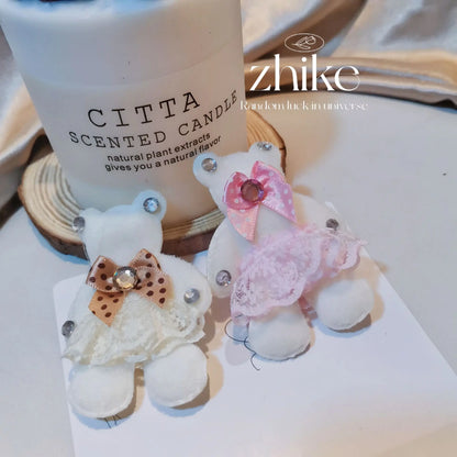 5 Stück DIY-Bären-Stoffaufnäher – Kinderbekleidungszubehör, Schuhe, Taschen, Socken, Handyhüllenmaterial