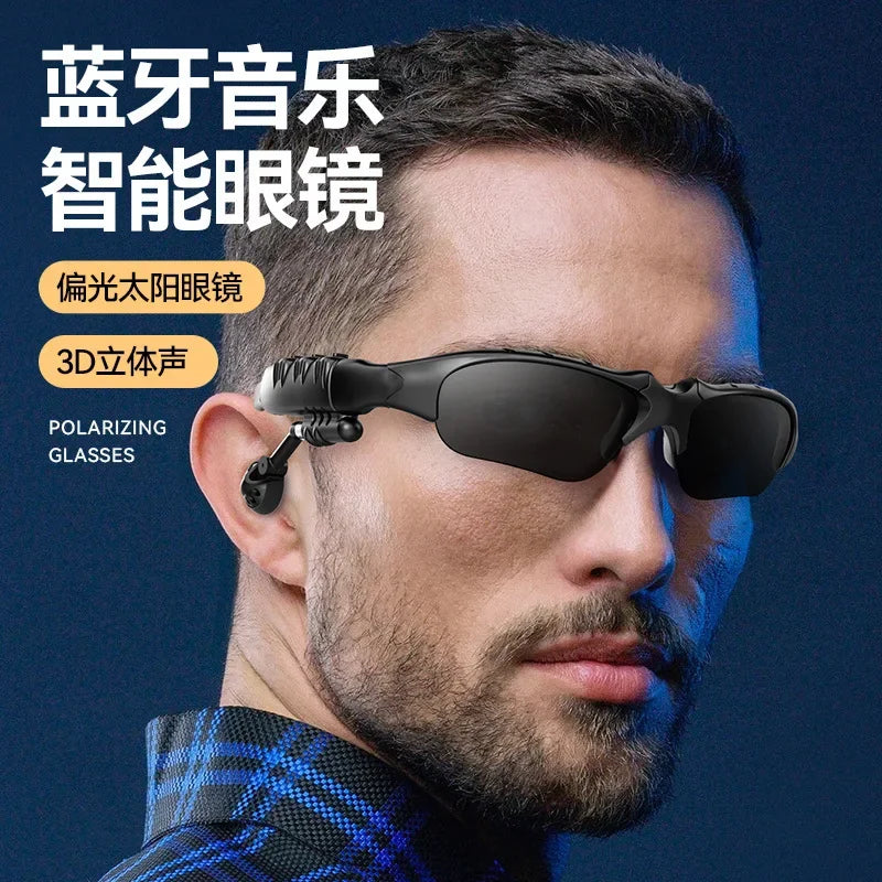 Originale Xiaomi Bluetooth polarisierte Brille mit drahtlosen Bluetooth -Ohrhörern Sport Stereo Sound Ohrhörer Mijia Headset Sonnenbrille