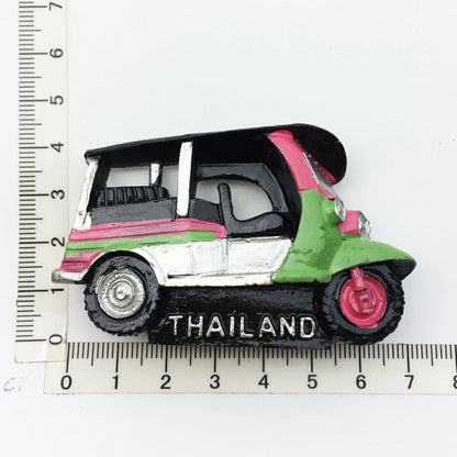 Land Kühlschrankmagnete Thailand Phuket Pattaya Chiengmai Bangkok Magnetischer Kühlschrankmagnet Aufkleber Weltreise Souvenir Magnetisch