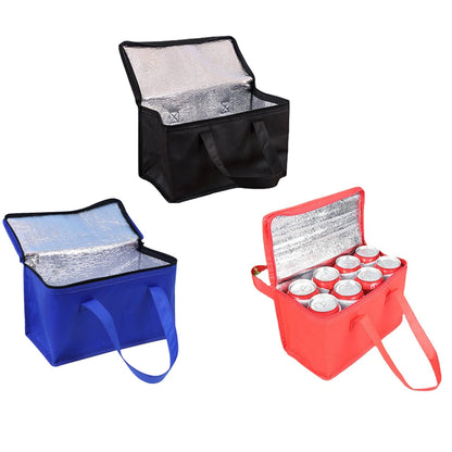 Lebensmittel-Thermotasche, Picknick-Tasche, Kochgeschirr-Aufbewahrungstasche mit Griff, tragbare Lunch-Tasche, Bier-Liefertasche für Familien-Aktivitäten im Freien