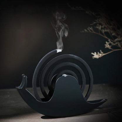 448B Schnecken-Moskito-Spulenhalter Retro-Schmiedeeisen-Metallständer-Ornament