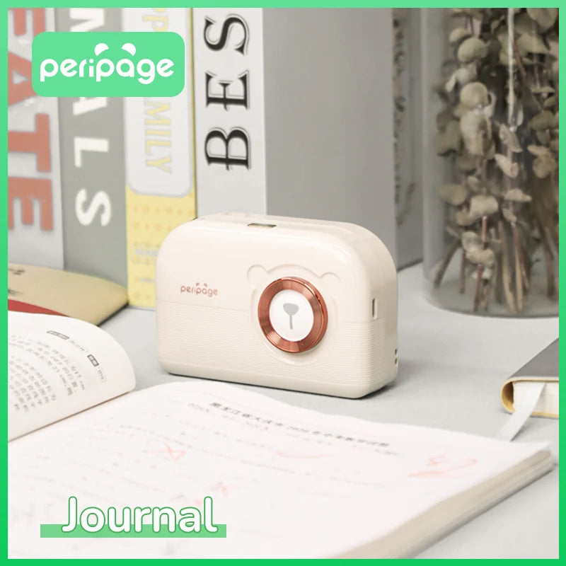 Drahtloser Thermophoto-Drucker PDF 203 dpi, tragbarer Bluetooth-Minietikettendrucker Dokumenten-Barcode-Hersteller-Aufkleberpapier