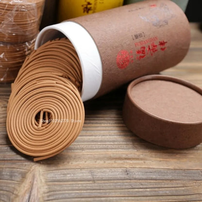 120 Discs 4 Stunden Weihrauch Spule Naturalholz Agarholz Agarholz Innenbüro Duft Brennen Wohnheimdekor Meditation Die Luft reinigt