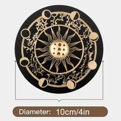 Räucherstäbchenbrenner Niedlicher Räucherstäbchenhalter für Stäbchen Holz Räucherstäbchenhalter für Stäbchen mit 9 Loch für Yoga, Meditation und Zuhause