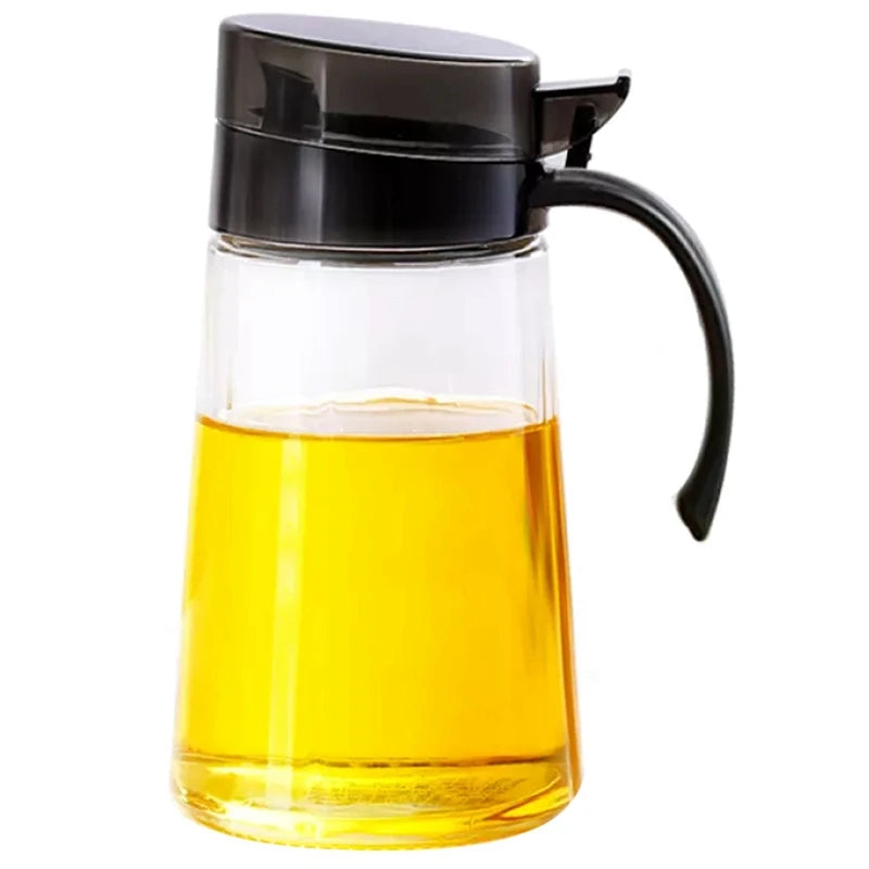 700 ml Küche Glas Speiseöl Glas Sauce Flaschenspender für Öl und Essig Honig Olivenöl Behälter