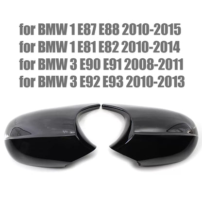 Ersatz-Rückspiegel-Abdeckungskappe-für-BMW-E90-E91-E92-E93-E81-E87-E82-E88-3-1-Series-M-Zubehör-Kohlefaser-Glanz
