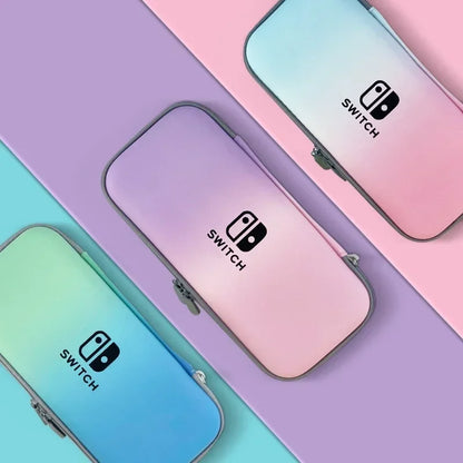 Gradient Color Design Schutzhülle für Nintendo Switch Aufbewahrungstasche Tragbare Reisehandtasche Spielzubehör