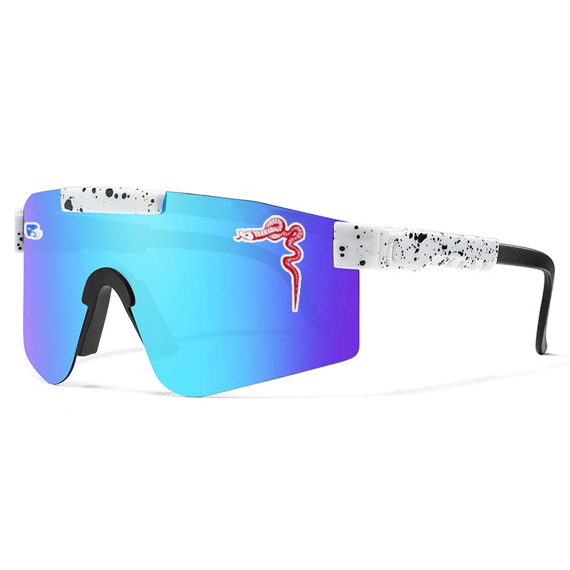 Männer Frauen Sport Brille Radfahren Sonnenbrille Outdoor Brille Doppelbeine Fahrrad Fahrrad Weitblick Mtb Winddichte Schwimmbrille UV400