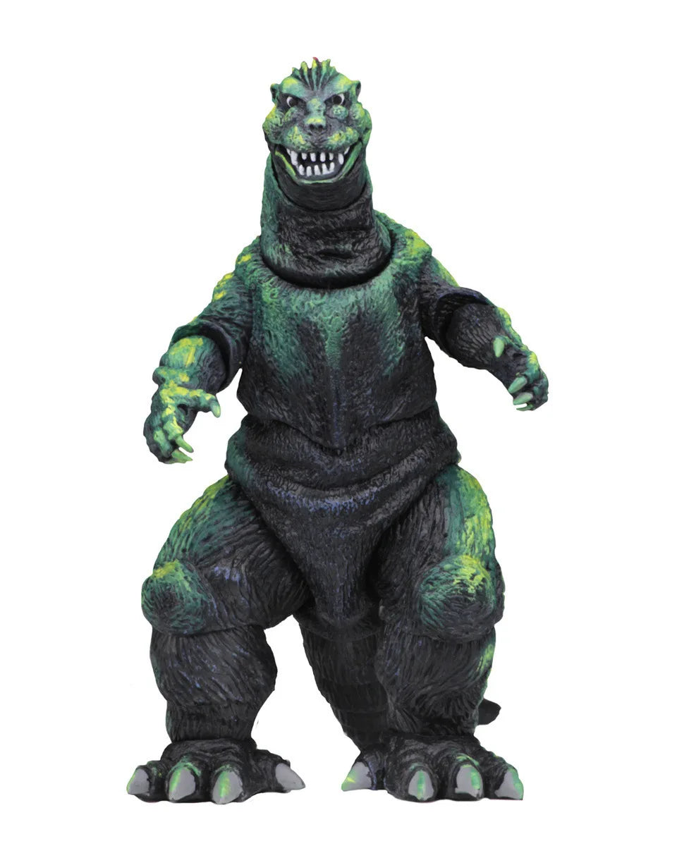 NECA 1956 Film Poster Godzilla Burning PVC Actionfigur – 18 cm, bewegliche Sammlerfigur aus dem 1956er Film, Kinder Geschenk