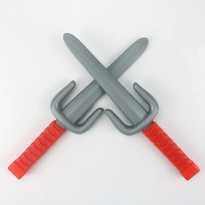 1:1 Ninja-Set: Halloween-Spielzeugset für Kinder, japanisches Samurai-Cosplay, Spielzeugmesser, Dolch, Wurfstern, Modellgeschenk, Sammlerstück, ungewöhnliches Spielzeug.