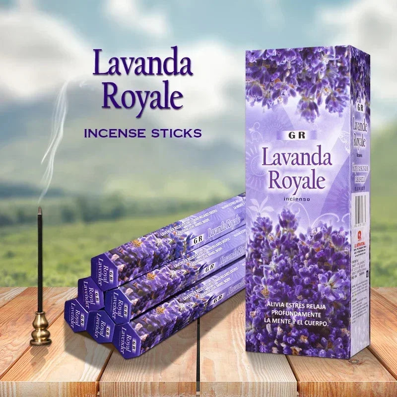 GR 20 Stäbchen Indischer Weihrauch – Weißer Salbei, Lavendel, Meeresbrise, Liebe, Meditation, Yoga, Luftreinigung, Desodorierung, Aromatherapie