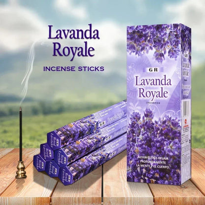 GR 20 Stäbchen Indischer Weihrauch – Weißer Salbei, Lavendel, Meeresbrise, Liebe, Meditation, Yoga, Luftreinigung, Desodorierung, Aromatherapie