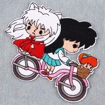 Japanische Anime Patches Bügel Aufnäher für Kleidung Patches DIY Applikation Stickerei Patch für Jacke Abzeichen