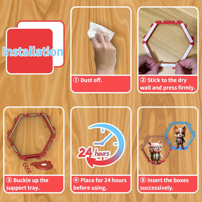 14-teilige Displayregale für Funko POP-Figuren – Schwebende Regale, Ledges für Organisation und Dekoration, Sammlerstücke