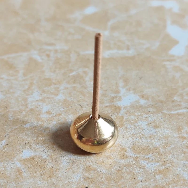 Y 5pcs Metall Weihrauchhalter Mini Schnecke Kürbis Weihrauch Basis Brass Handwerk Home Dekoration Sandelholz Weihrauch Brenner Großhandel Großhandelsdekoration