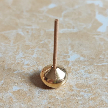 Y 5pcs Metall Weihrauchhalter Mini Schnecke Kürbis Weihrauch Basis Brass Handwerk Home Dekoration Sandelholz Weihrauch Brenner Großhandel Großhandelsdekoration