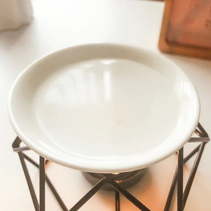 448B Metall ätherisches Öl für Brenner Wachs Schmelze für Brenner Dekoratives Teelicht h