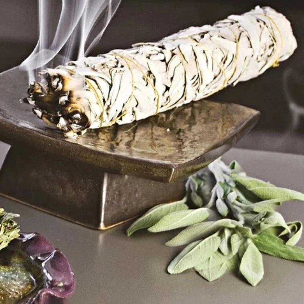 Räucherbündel Weißer Salbei – Smudge-Sticks zur Hausreinigung, Reine Blätter, Meditation, Energetische Reinigung, Tragbare Reinigungsbündel