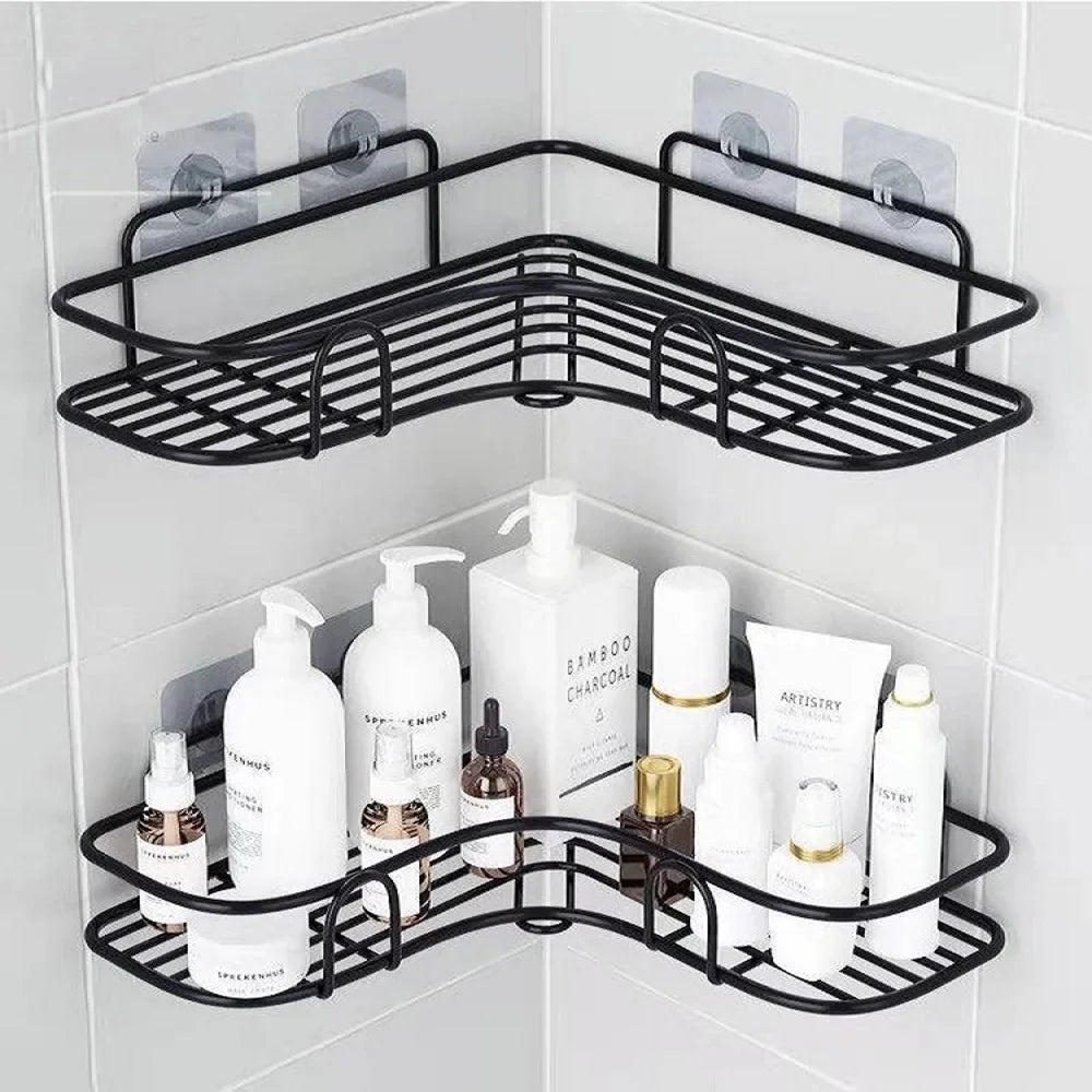 Wandregal Küche Organizer Regale Badezimmer Regal Ecke Eisen Dusche Caddy Aufbewahrungsregal Shampoo Halter Badzubehör