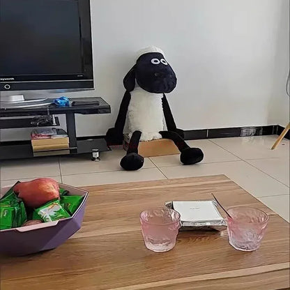 Heißes, süßes, weiches Schaf-Plüschspielzeug, Büro-Nickerchenkissen, Heimkomfort-Kissen, Kinderdekoration, Weihnachtsgeschenk, Baumwollpuppen-Stofftierkissen