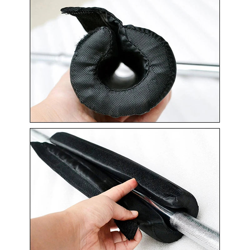 Langhantel-Kissen für Kniebeugen, Fitness, Schulterstütze, Schaumstoff-Schwamm-Kissen, rutschfestes Langhantel-Kissen für Standard- und Langhanteln