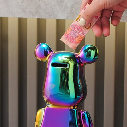 20/28/35 cm Ästhetische Bärenfigur-Statuen, Keramik "Violent Bear" Figuren, Skulpturen, Luxus Raumdekorationen, Heimornament