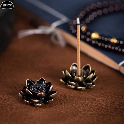 Mini Affe Räuchergefäß Stick Halter Buddhismus Lotus Linie Räucherstäbchen Platte Sandelholz Spule Basis Tempel Yoga Studios Home Decorat