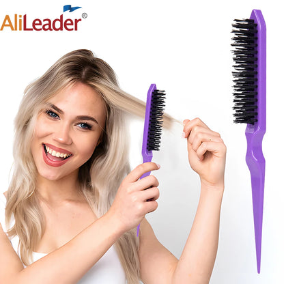 Frauen 1 Stück Haarkamm – Hochwertiger Nylonkamm für glatten Pferdeschwanz, fluffigen Ratschwanz Kamm, Reise Haarkamm, Friseurzubehör