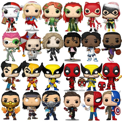 Echtes Lager Funko Pop – Michael Jackson, Deadpool, Wolverine, Dragon Ball, Mortal Kombat, Marvel, DC, Mobilhandmodell und Anime-Figuren