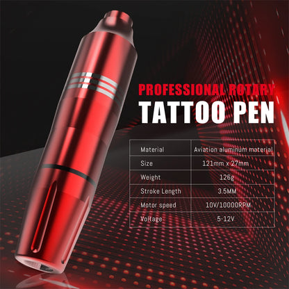 Neue komplette Wireless Tattoo Kit Tattoo Pen mit 1500mAh LED Cordless Tattoo Netzteil und für Professiona Tattoo Artist