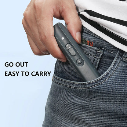 Ultraschall-Hundeabwehrgerät – Handgerät zur Kontrolle von Hundegebell, eingebauter wiederaufladbarer Akku, Hunde-Trainingsgerät