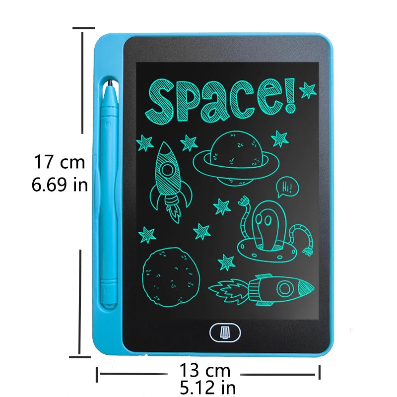 6.5 In einem LCD -Schreibbrett mit einer Farbe, Kinderspielzeug, Geschenke für Kindergeburtstage, Halloween, Weihnachten und Ostern