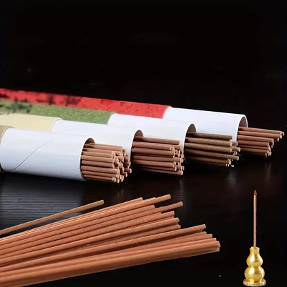 40 Stück Haus-Räucherstäbchen – Natürliche Sandelholz-Räucherstäbchen, Aromatische Segnungszeremonie, Buddha-Gebetsräucherung