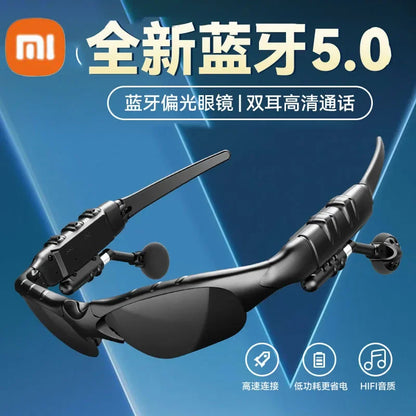Originale Xiaomi Bluetooth polarisierte Brille mit drahtlosen Bluetooth -Ohrhörern Sport Stereo Sound Ohrhörer Mijia Headset Sonnenbrille