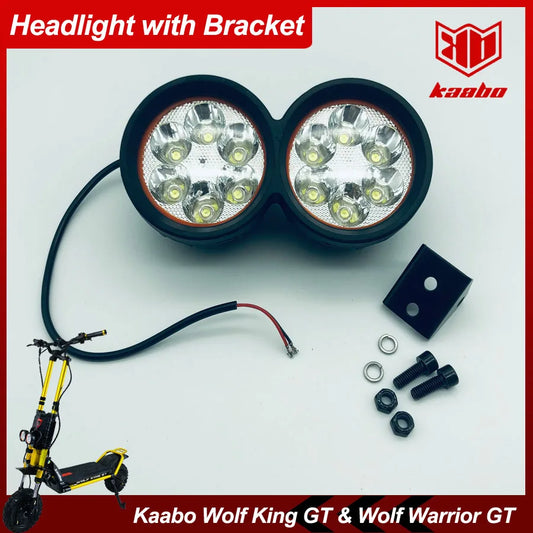 Wolf GT Scheinwerferhalterung LED Licht Adapter Basis für Kaabo Wolf King GT Warrior GT PRO PLUS Elektroroller