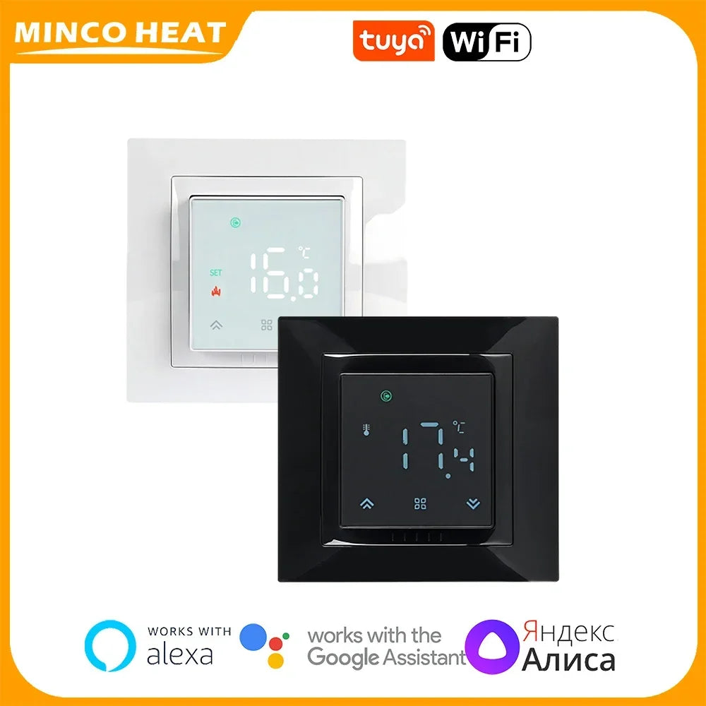 Minco Heat Smart Tuya WiFi Thermostat 3A/16A Abnehmbarer MiNi-Temperaturregler für Warmwasserbereitung / Boiler / Elektroheizung