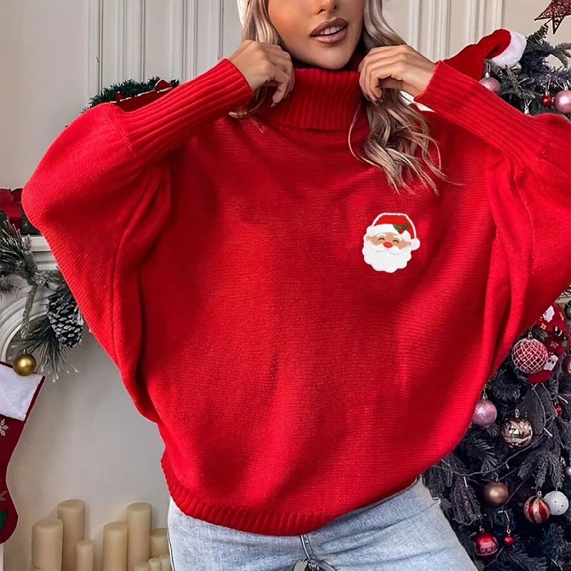 6 Stück Cartoon-Weihnachtsmann-Stickerei-Aufnäher – Bügel- oder Nähapplikationen für Kleidung, Schuhe, Hüte, Taschen, DIY-Weihnachtsdekorationen