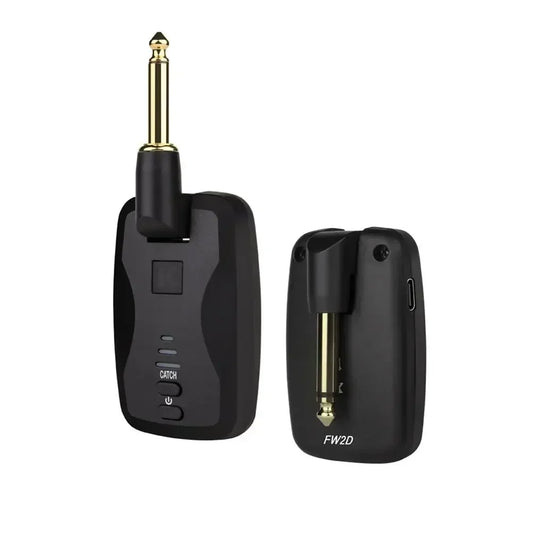 Kokko FW2D 2.4GHz Wireless Gitarrensystem -Senderempfänger wieder aufladbarer drahtloser Sender -Gitarrenteile und -zubehör