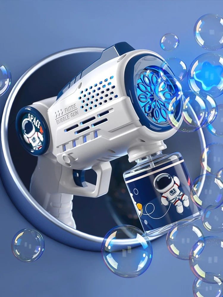 Astronauten-elektrische-automatische-Lichtblasenmaschine-Blasenpistole-Sommer-Strandbad-Outdoor-Spiel-Fantasy-Spielzeug-für-Kinder-Kindergeschenk