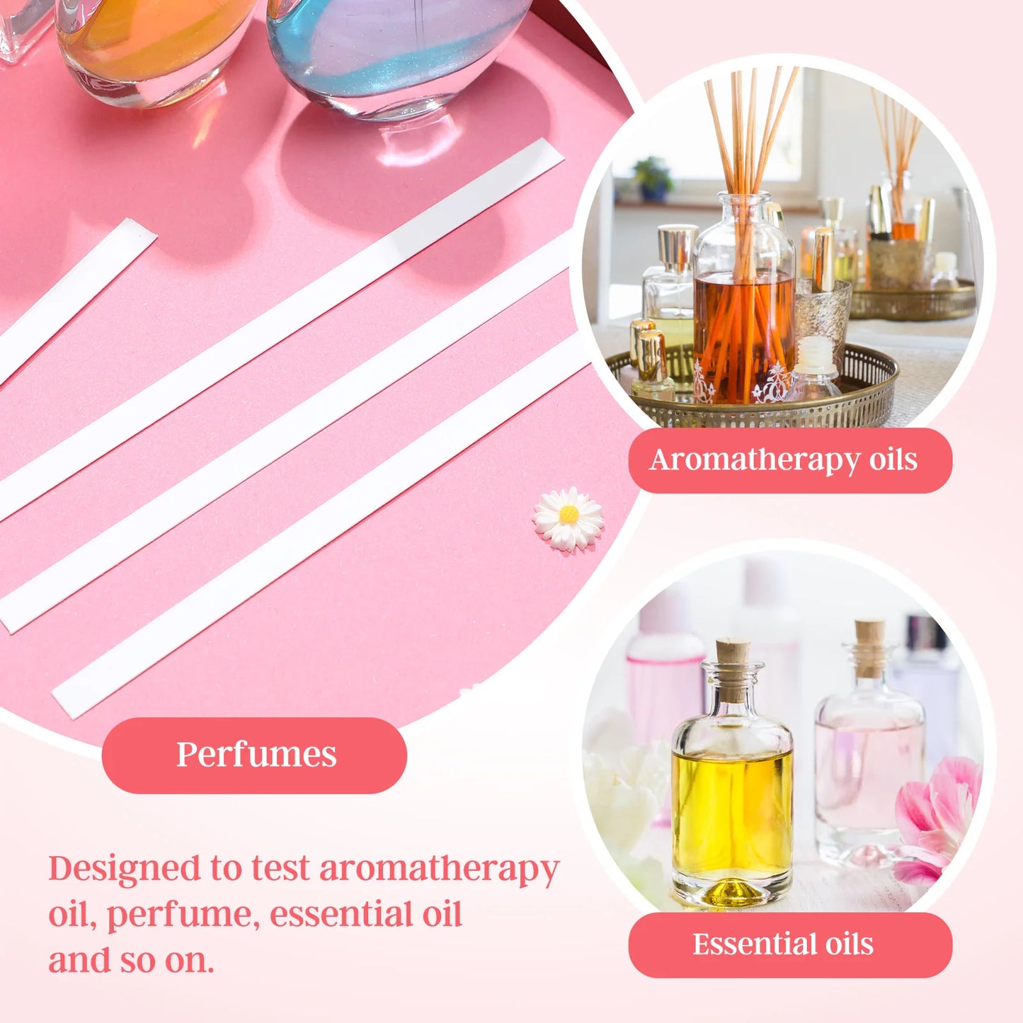 Aromatherapie-Teststreifen – Duft-, Parfüm- und ätherische Öle-Teststreifen, Riechstreifen