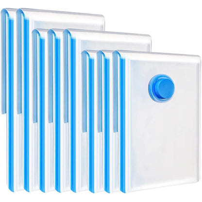 Vakuum-Aufbewahrungsbeutel für Kleiderbettwäsche, große wiederverwendbare Platzsparbeutel, die komprimiertes Vakuum-Seal-Organizer-Paket falten