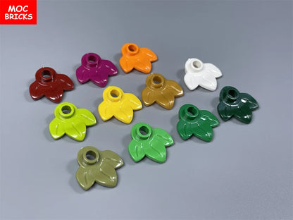 MOC Ziegel Kürbisblätter Maple Pflanzenbaum Haus See Lake Landschaft 32607 Bildungsbausteine Kinder Spielzeug Geschenk