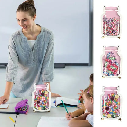 Klassenzimmer Glas Belohnung Süßigkeiten Klassenzimmer Management Glas Lehrer Belohnung 30pcs Süßigkeiten Anreiz Glas Zuhause Schlafzimmer Dekor